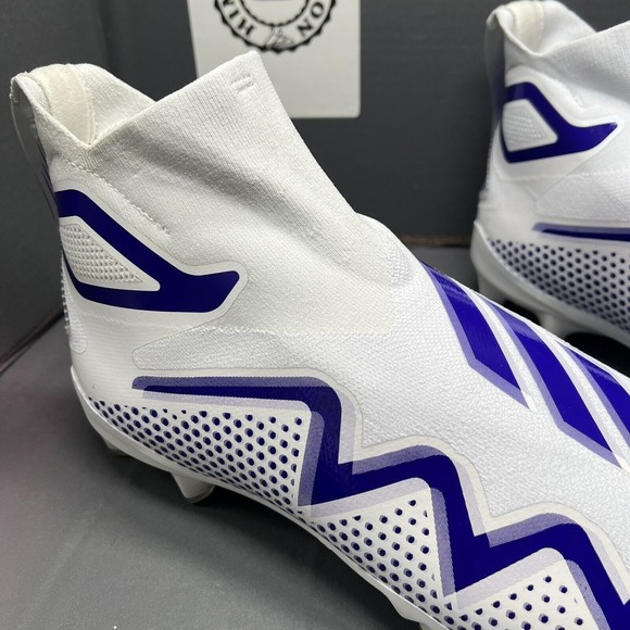 Adidas Freak Ultra 22 Boost Football Cleats White Purple GW2927 Men Sz 13.5 NEW main image 8